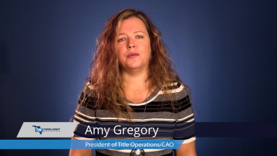 video still of Amy Gregory